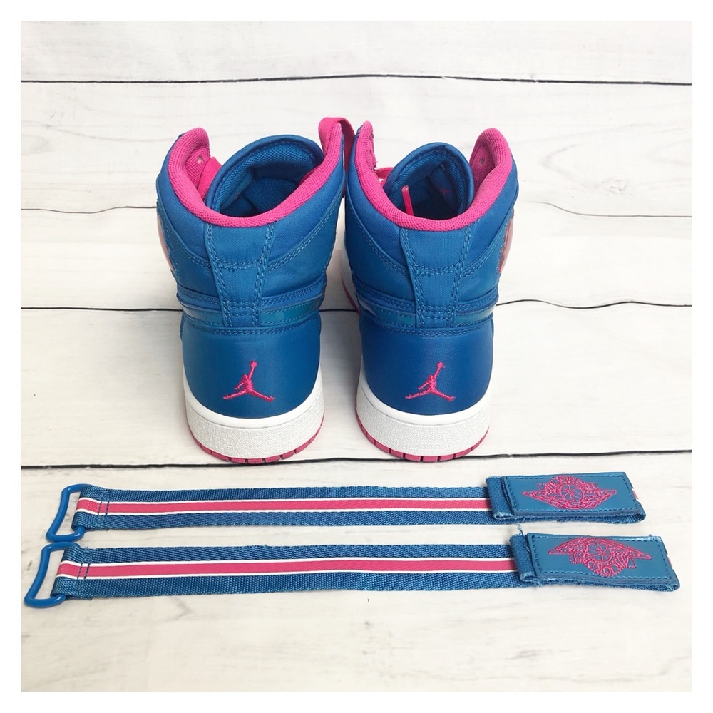Girls Air Jordan 1 HI Strap (GS) 7Y - Picture 6 of 10
